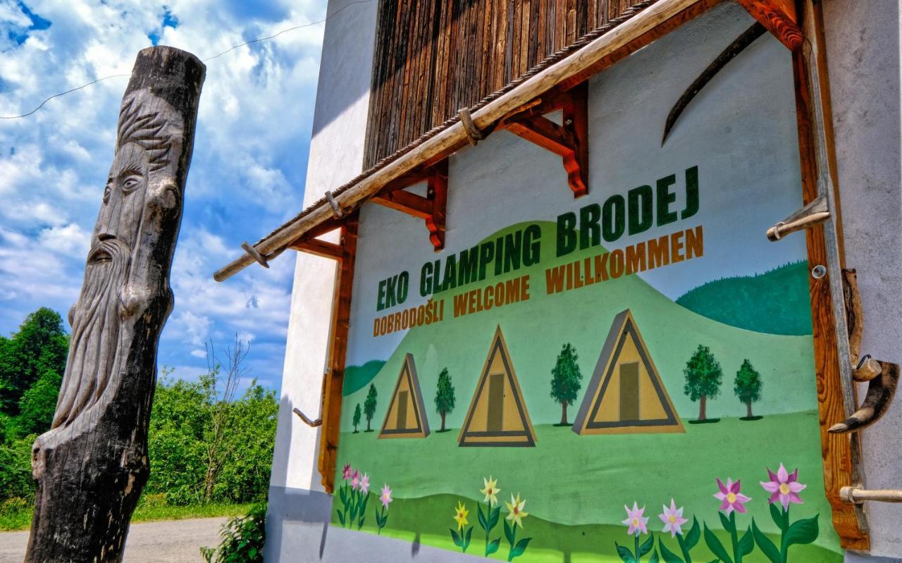 Отель Glamping Brodej Vitanje Экстерьер фото